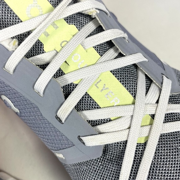 On Cloudflyer 4 Running Shoes Mens 12 Gray Orange Fossil Flame Road - Picture 5 of 11